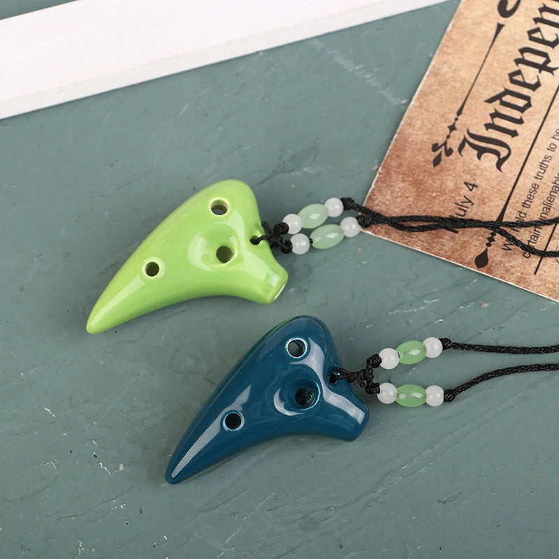 Thoughtful Gift: 6 Hole Soprano C Ceramic Ocarina for Beginners