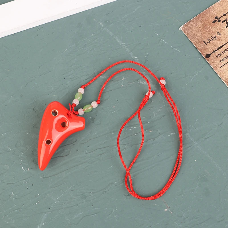 Thoughtful Gift: 6 Hole Soprano C Ceramic Ocarina for Beginners