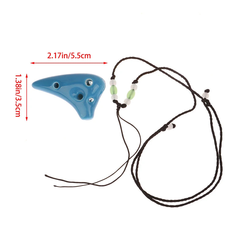 Thoughtful Gift: 6 Hole Soprano C Ceramic Ocarina for Beginners